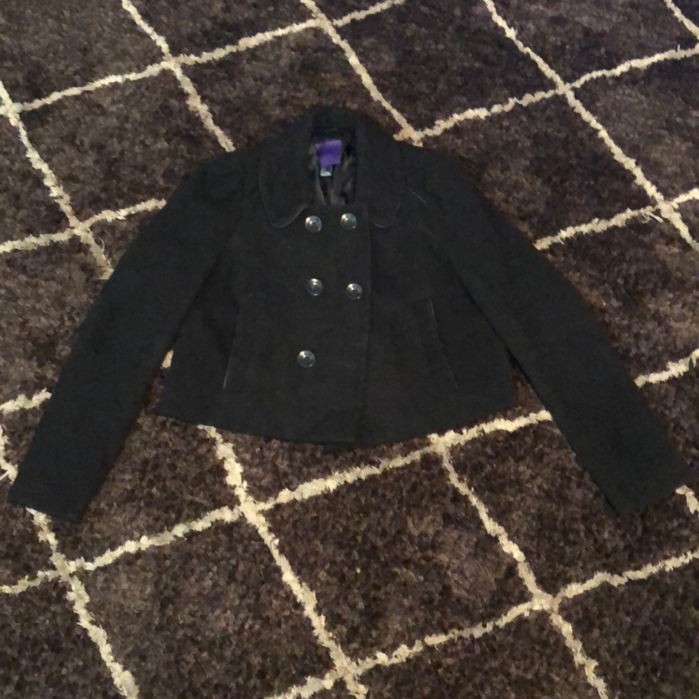 Crop black jacket